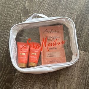 Shea Moisture Travel Set with Clear Bag